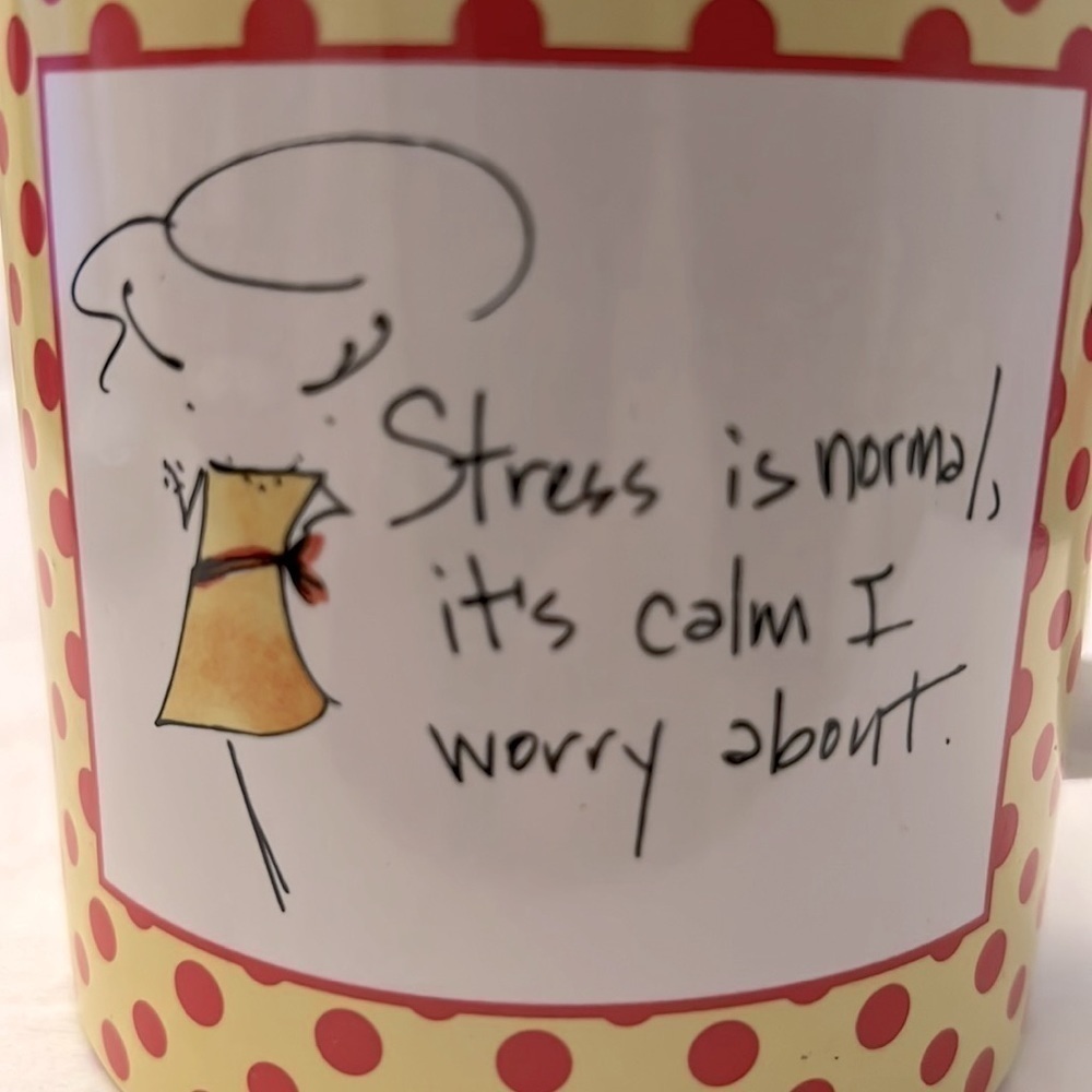 Mary Phillips Designs Stress is Normal Coffee Mug - Picture 2 of 5